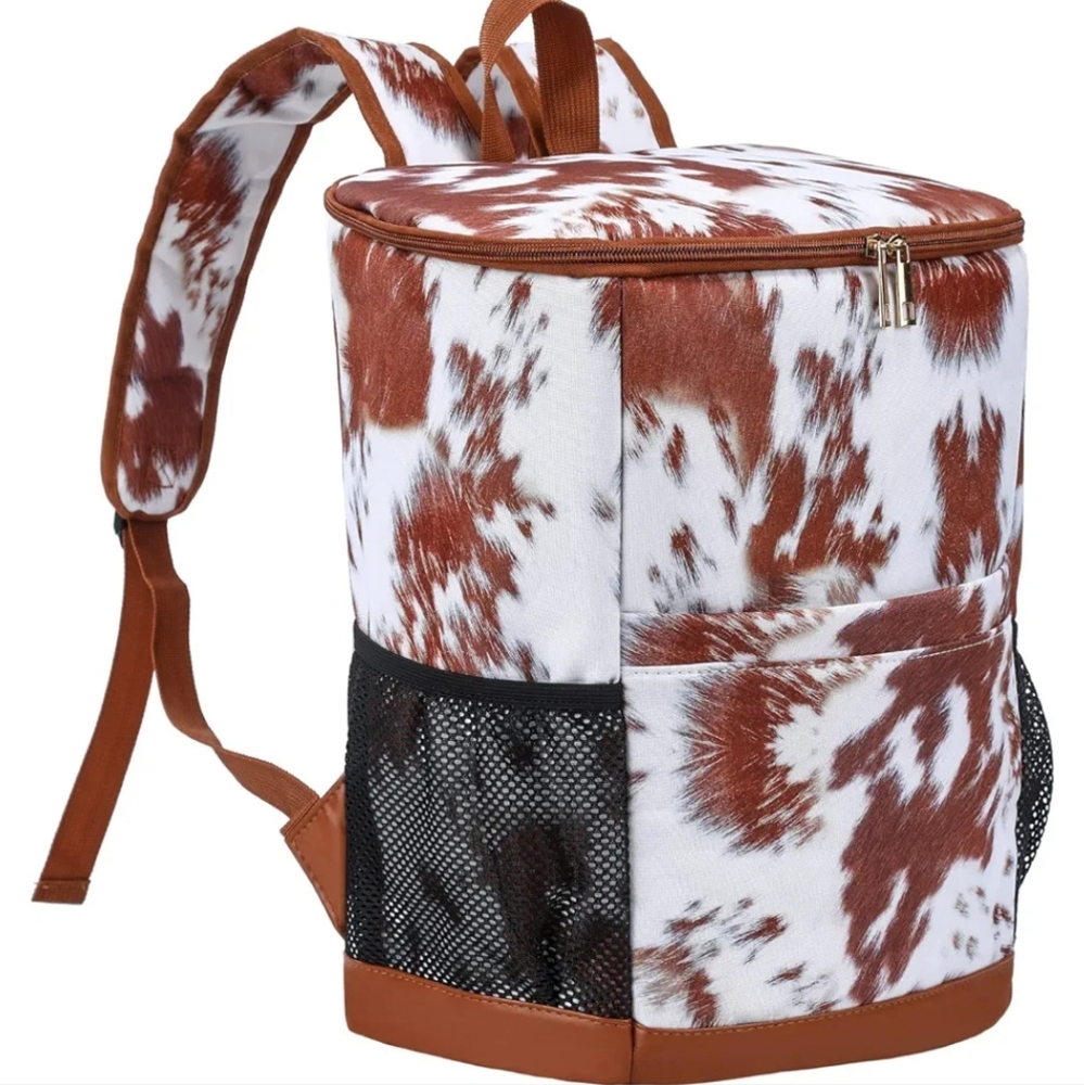 Cowprint Backpack Cooler